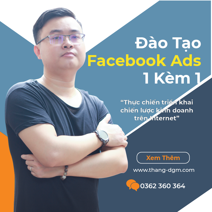 dịch vụ đào tạo quảng cáo facebook ads 1 kèm 1